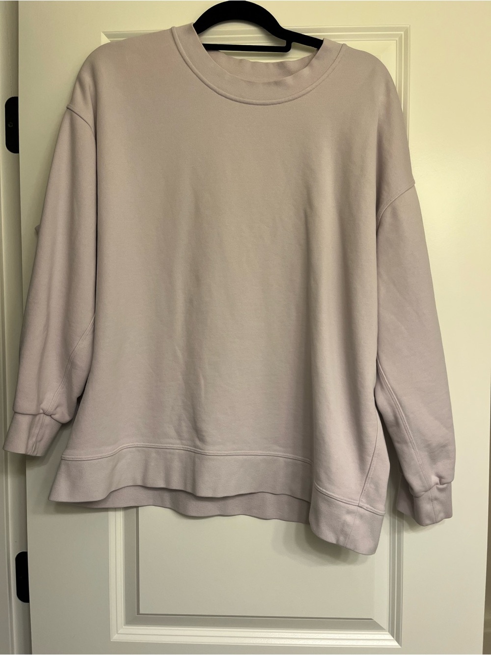 Lululemon oversized lavender pullover sweatshirt
